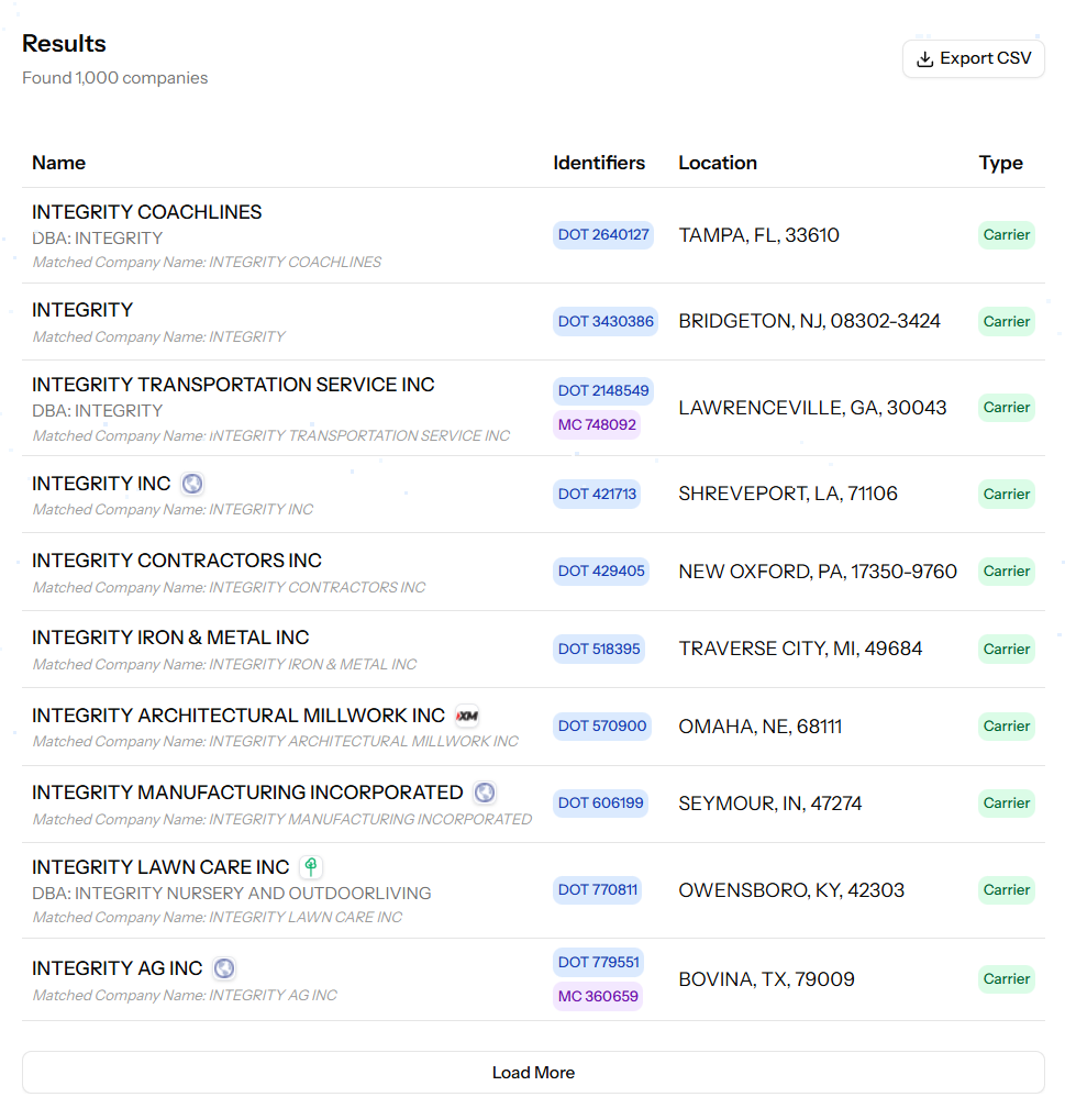 Search Match Highlighting